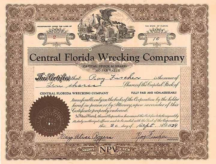 Central Florida Wrecking Co.