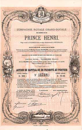 Cie. Royale Grand-Ducale des C.d.F. Prince Henri S.A.