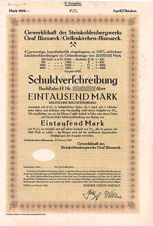 Gewerkschaft des Steinkohlenbergwerks Graf Bismarck
