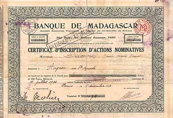 Banque de Madagascar S.A.