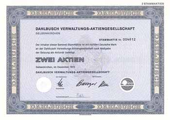 Dahlbusch Verwaltungs-AG