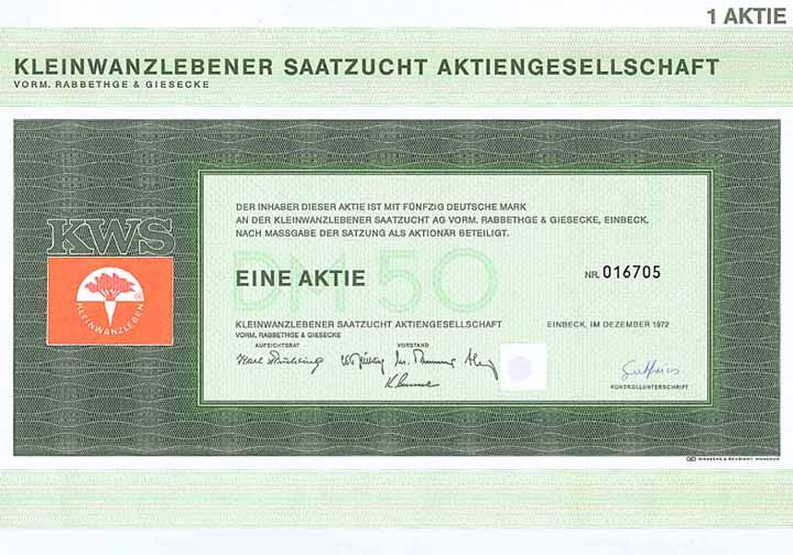 Kleinwanzlebener Saatzucht AG vorm. Rabbethge & Giesecke