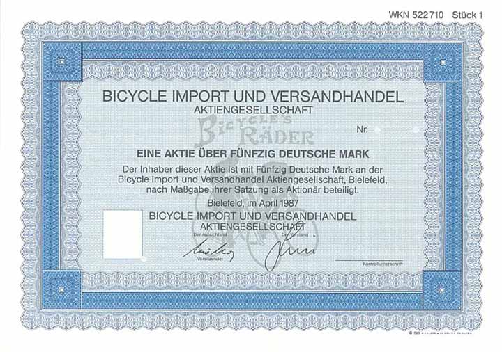 Bicycle Import und Versandhandel AG