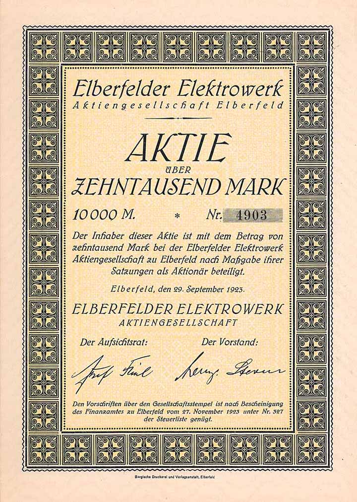 Elberfelder Elektrowerk AG