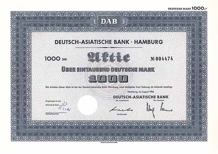 Deutsch-Asiatische Bank