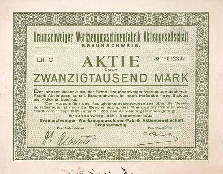 Braunschweiger Werkzeugmaschinenfabrik AG