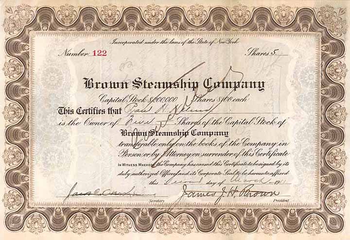 Brown Steamship Co.