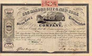 Egg Harbor City & New York Steam Boat & Transportation Co.