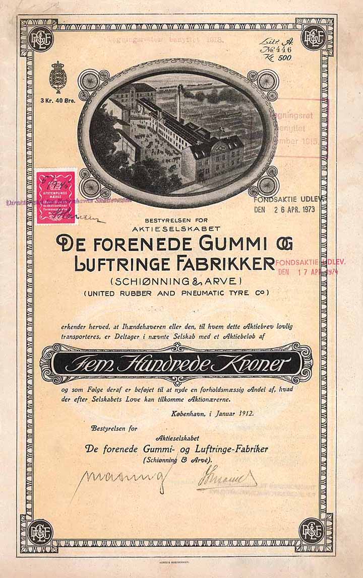 AS de Forenede Gummi- og Luftringe Fabrikker (United Rubber and Pneumatic Tyre Co.)