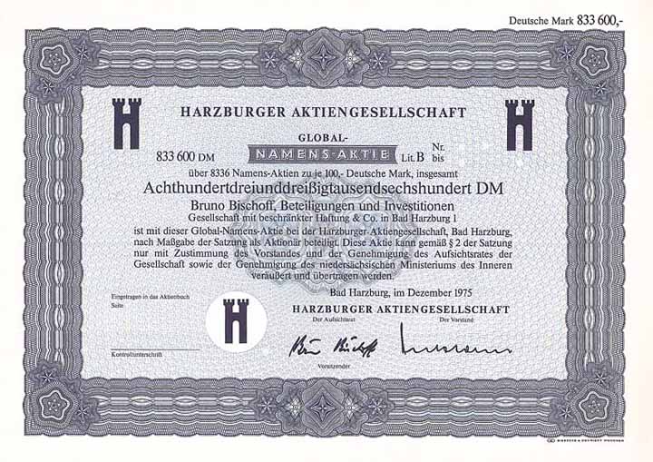 Harzburger AG