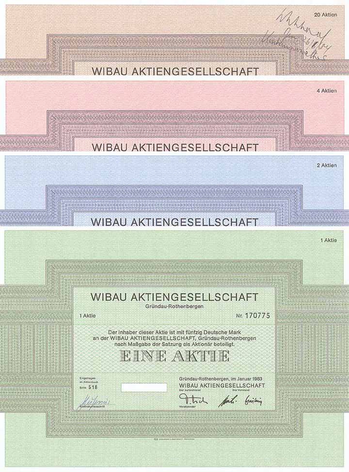 WIBAU AG (15 Stück)