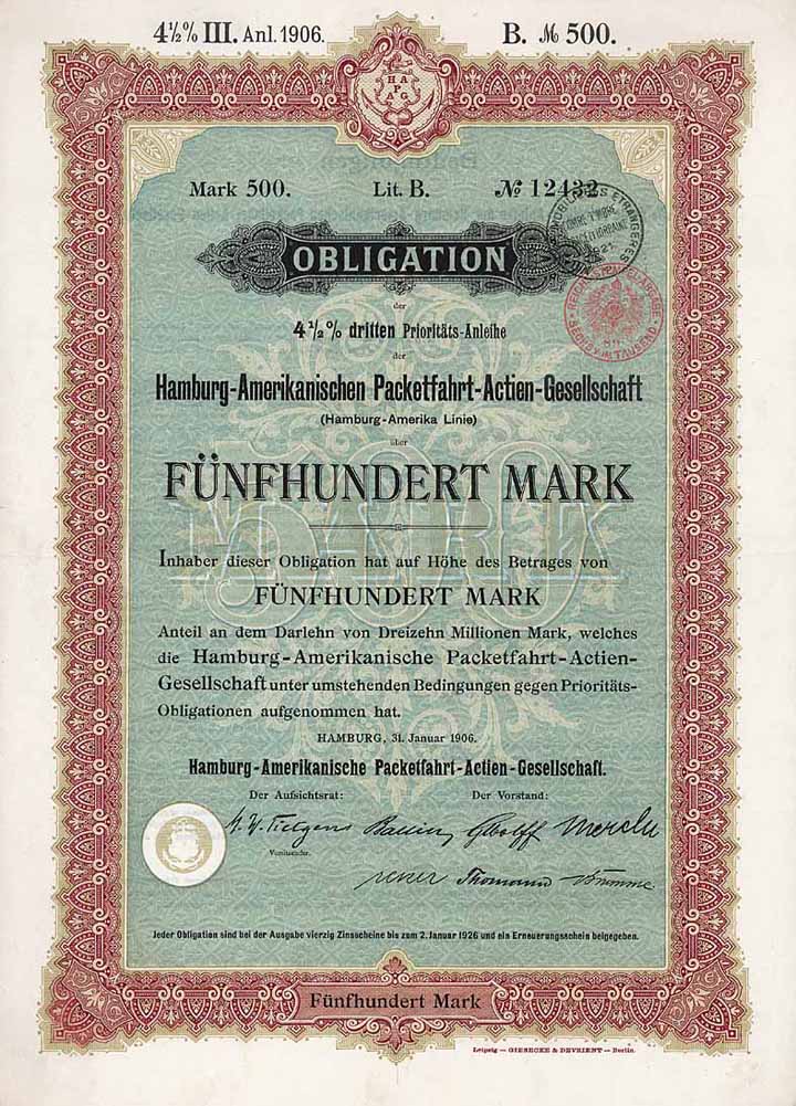 Hamburg-Amerikanische Packetfahrt-AG