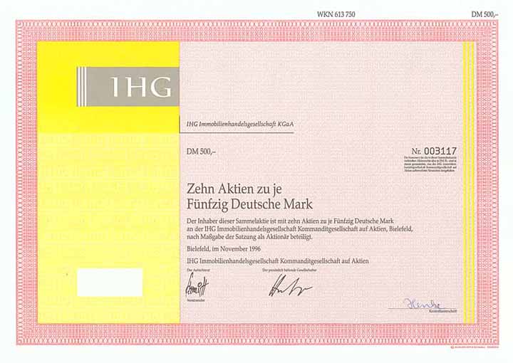 IHG Immobilienhandelsgesellschaft KGaA