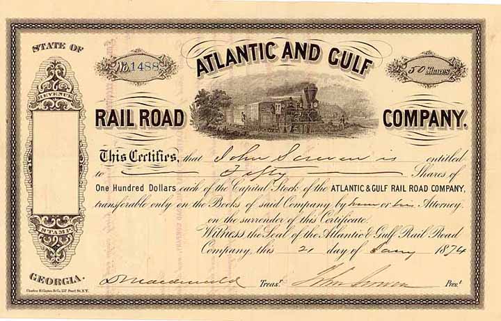 Atlantic and Gulf Railroad