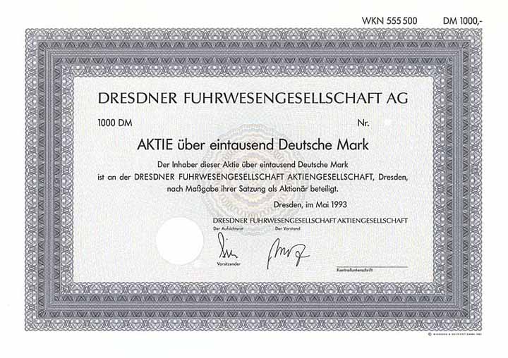 Dresdner Fuhrwesengesellschaft