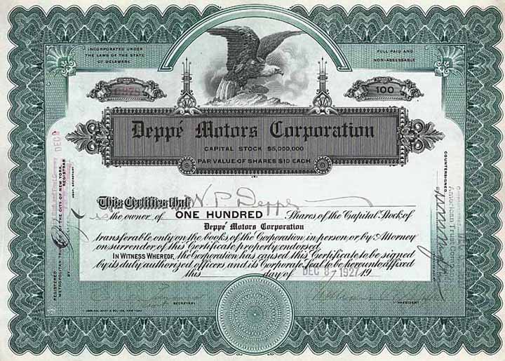 Deppé Motors Corp.