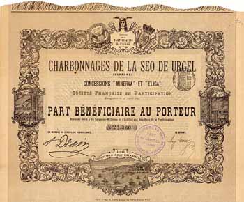 Charbonnages de La Seo dec Urgel (Espagne) S.A.
