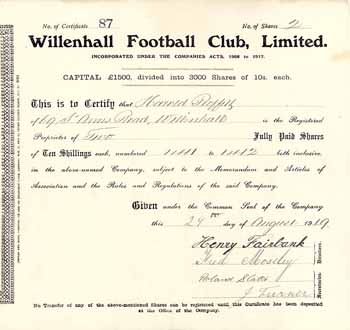 Willenhall Football Club Ltd.