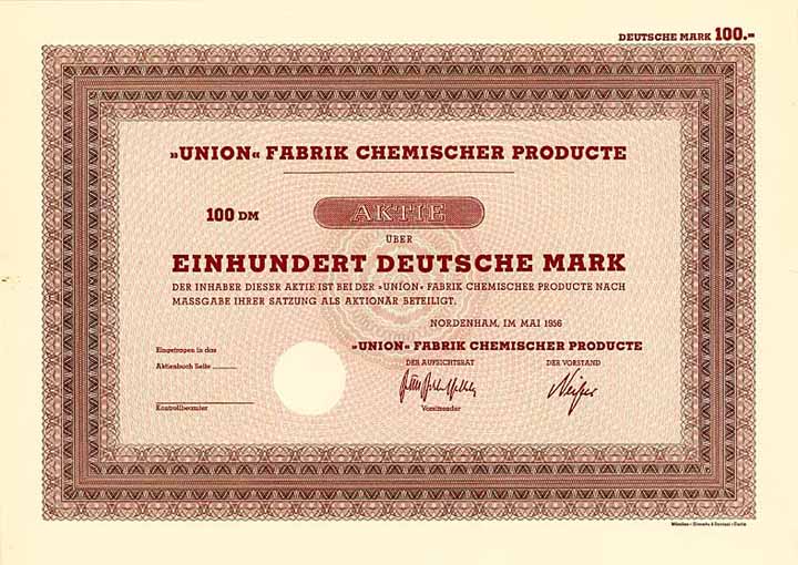 UNION Fabrik chemischer Produkte