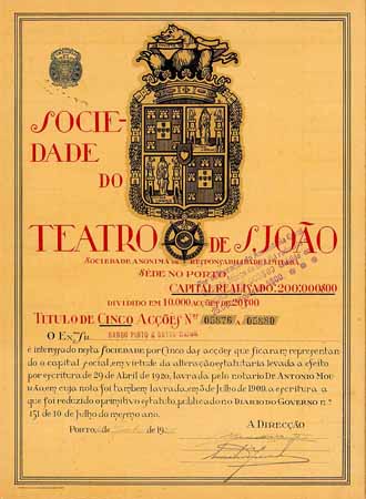 Soc. do Teatro de S. João S.A.