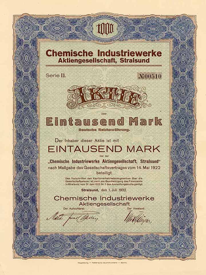 Chemische Industriewerke AG