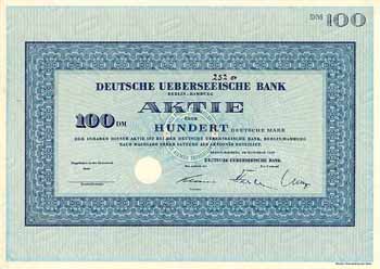 Deutsche Ueberseeische Bank