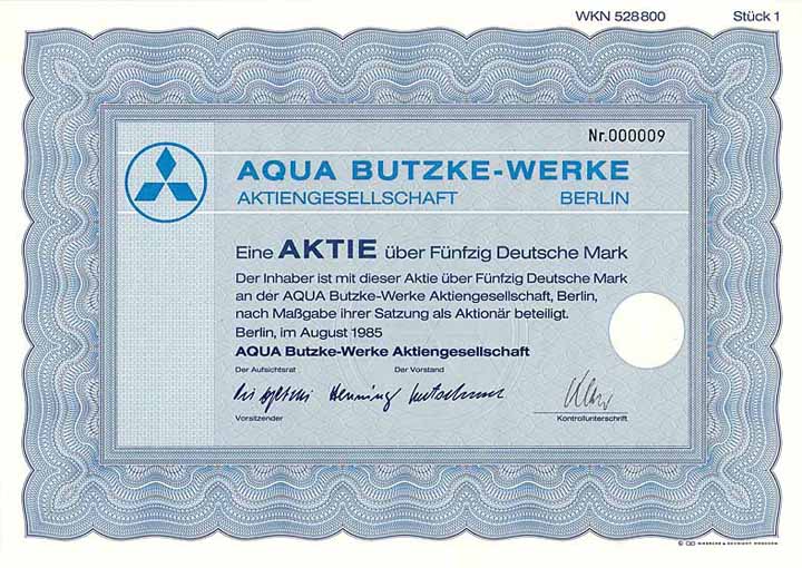 Aqua Butzke-Werke AG