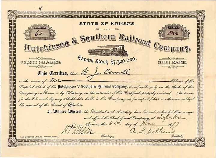 Hutchinson & Southern Railroad