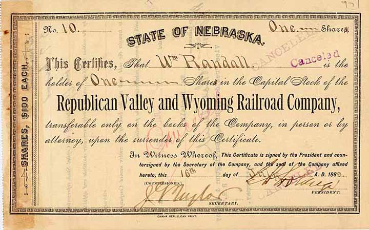 Republican Valley & Wyoming Railroad