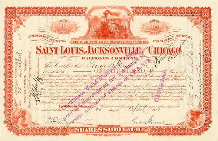 Saint Louis, Jacksonville & Chicago Railroad