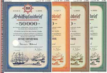 Deutsche Schiffahrtsbank AG (4 Stücke)