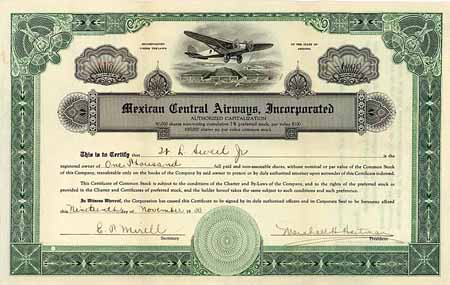 Mexican Central Airways, Inc.