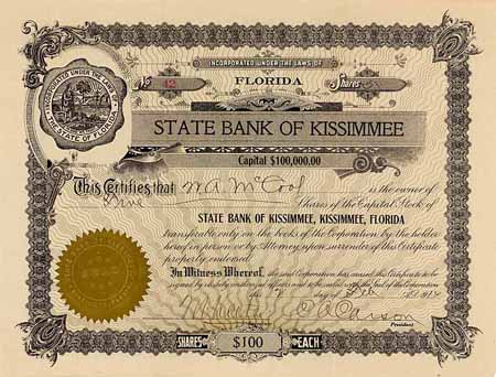 State Bank of  Kissimmee