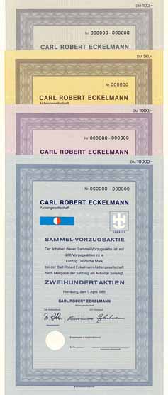 Carl Robert Eckelmann AG (4 Stücke)