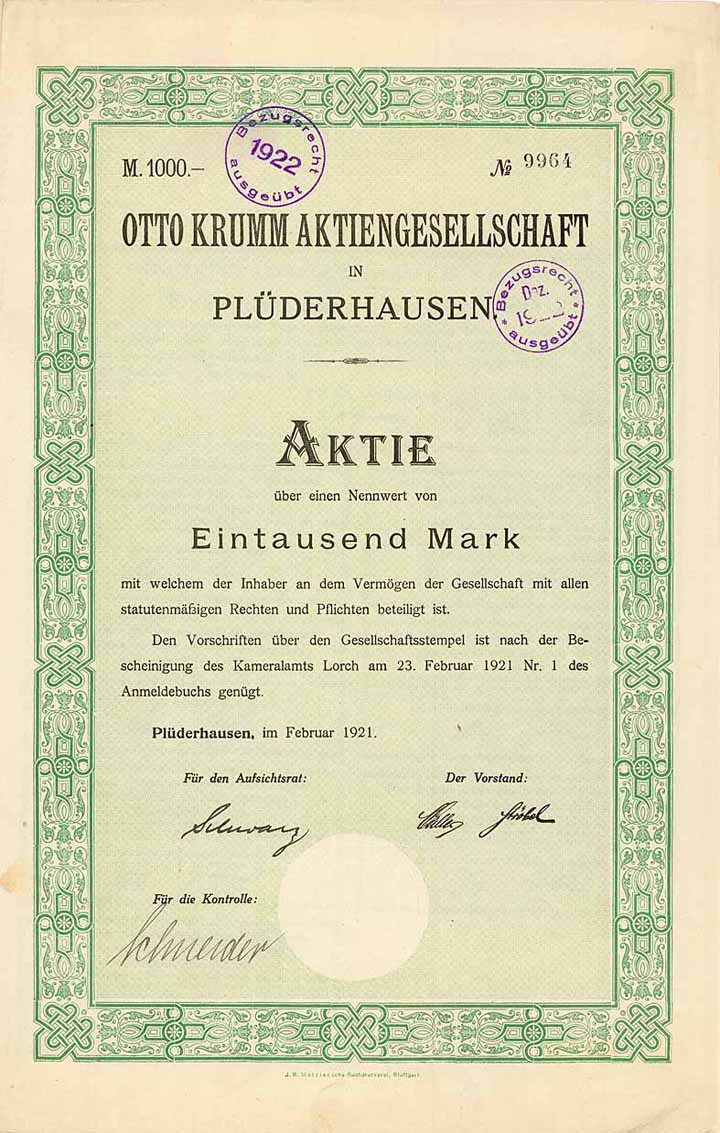 Otto Krumm AG