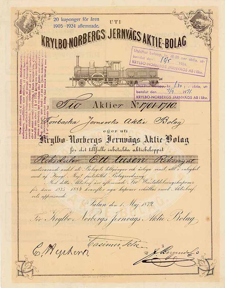 Krylbo-Norbergs Jernvägs AB