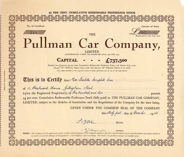Pullman Car Co.