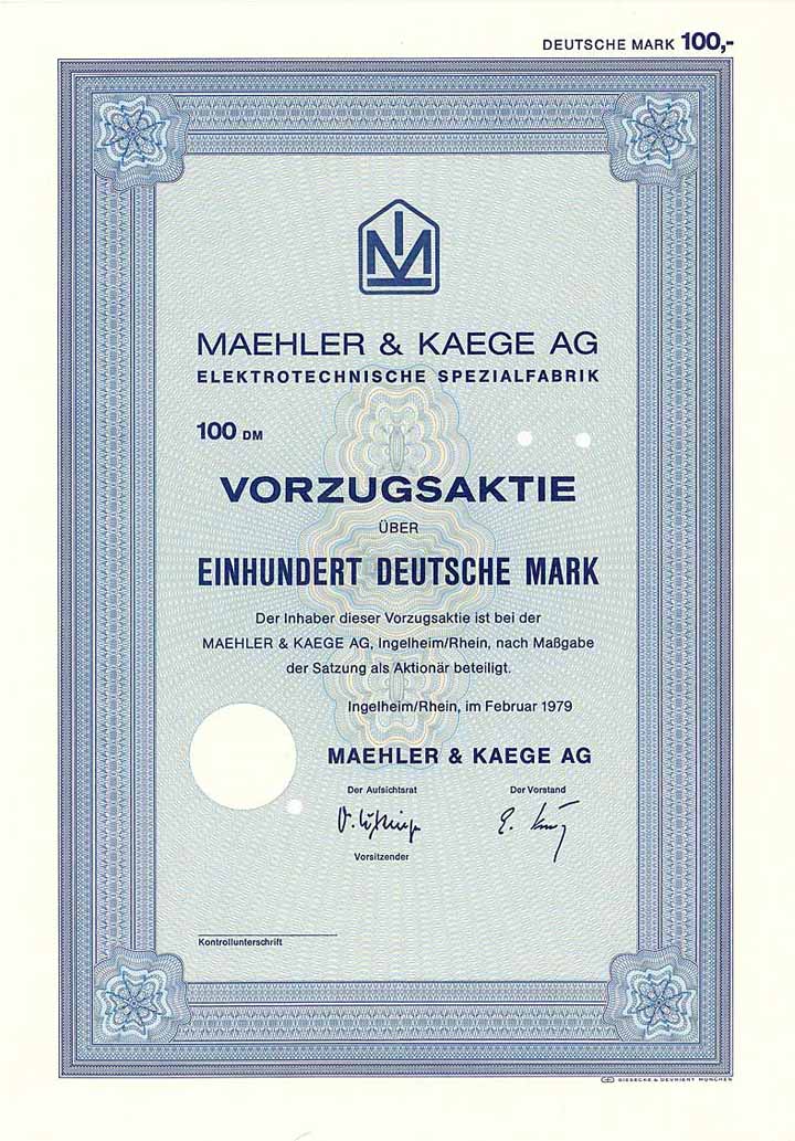 Maehler & Kaege AG