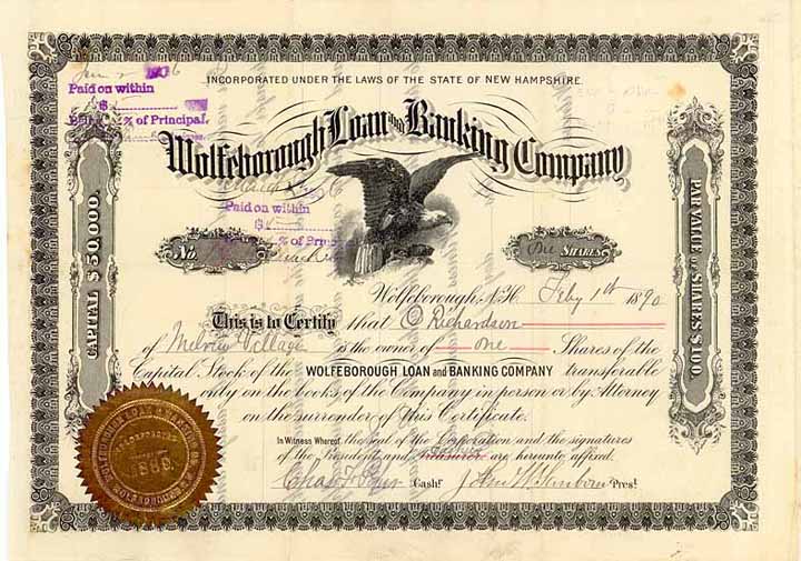 Wolfeborough Loan and Banking Company