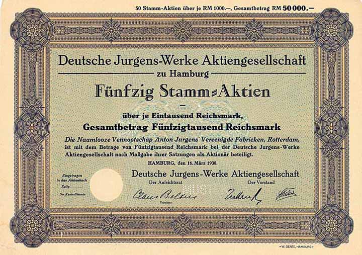 Deutsche Jurgens-Werke AG