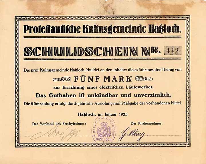 Protestantische Kultusgemeine Haßloch