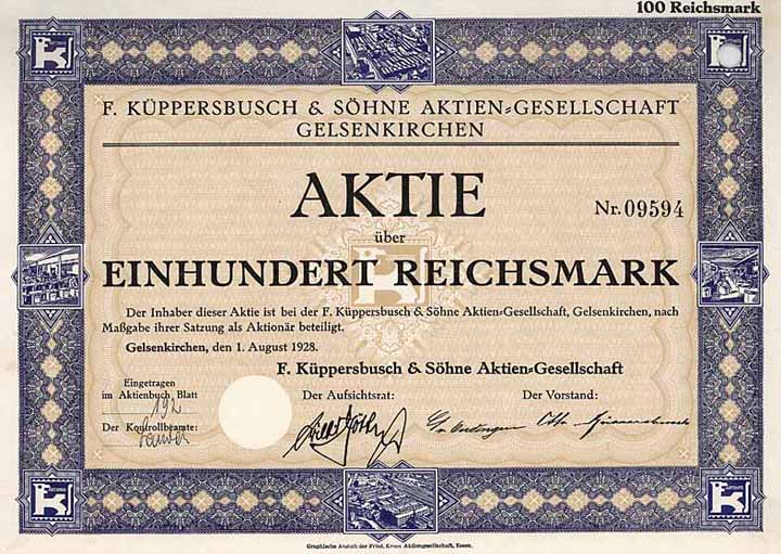 F. Küppersbusch & Söhne AG