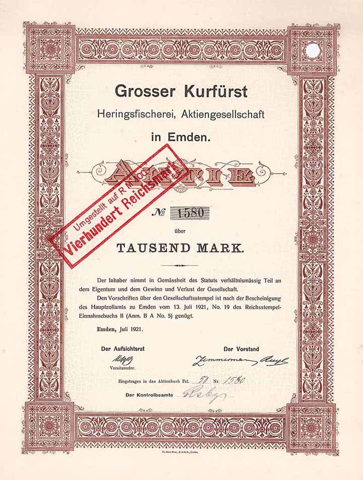 Großer Kurfürst Heringsfischerei AG