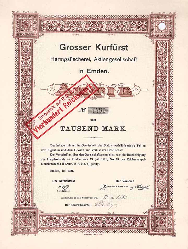 Großer Kurfürst Heringsfischerei AG