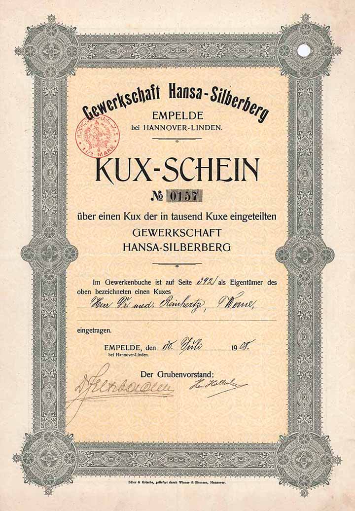 Gewerkschaft Hansa-Silberberg