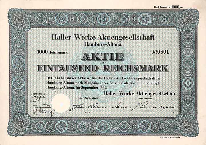 Haller-Werke AG