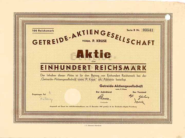 Getreide-AG vorm. P. Kruse