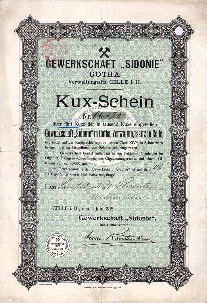 Gewerkschaft “Sidonie”