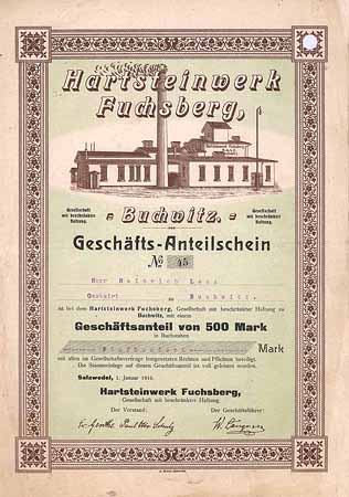 Hartsteinwerk Fuchsberg GmbH