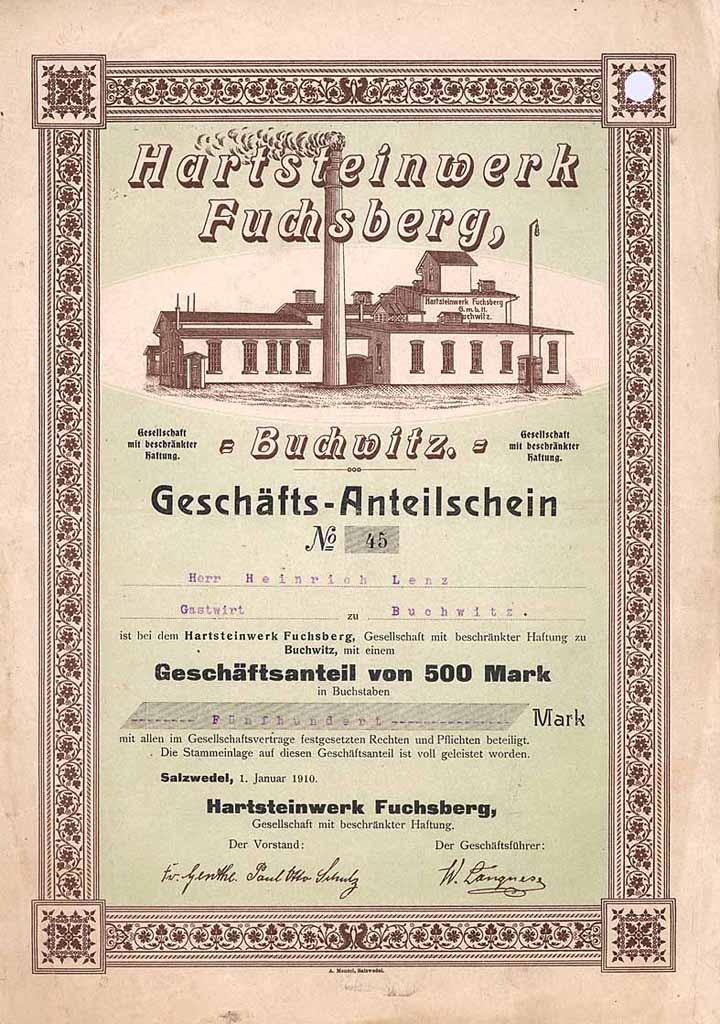 Hartsteinwerk Fuchsberg Buchwitz GmbH